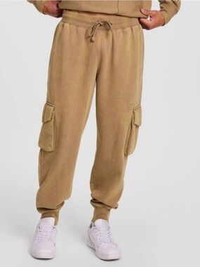 Champion Tan Sweatpants with Branded Tag